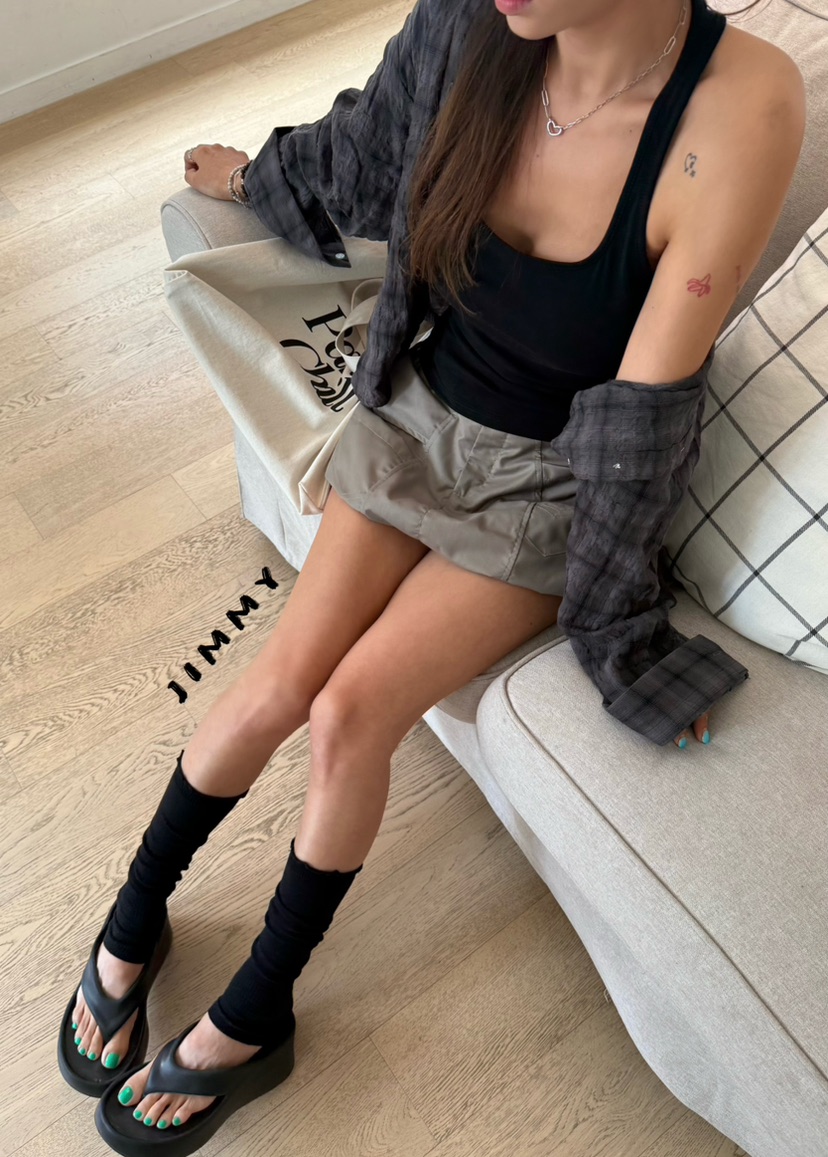 JIMMY韓國代購女裝新款職業人氣26夏季休閑推薦吊帶背心無袖JIMMY/REMAKE吊帶/背心