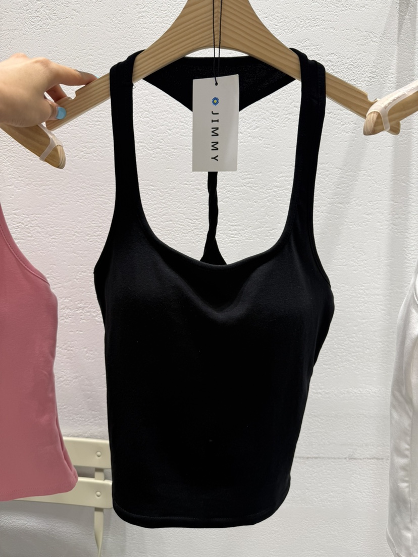 JIMMY韓國代購女裝新款職業人氣26夏季休閑推薦吊帶背心無袖JIMMY/REMAKE吊帶/背心圖色3