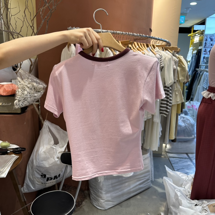MIENNE韓國直郵女裝新品人氣推薦26夏季26春夏時尚熱賣T恤MIENNET恤