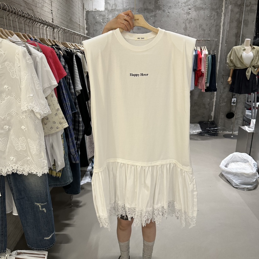 JUNI韓國直郵女裝新款26夏季休閑推薦職業26春夏熱賣連衣裙my juni連衣裙圖色1