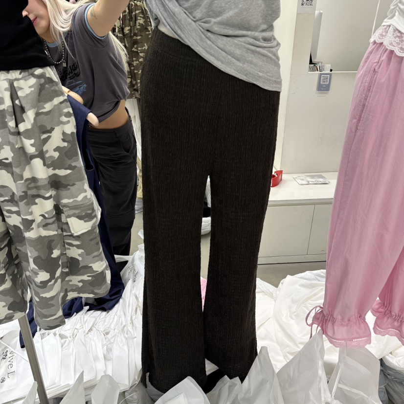 VIVEL東大門實拍韓國女裝新品26夏季26春夏休閑休閑褲緊身褲VIVE L休閑褲圖色3