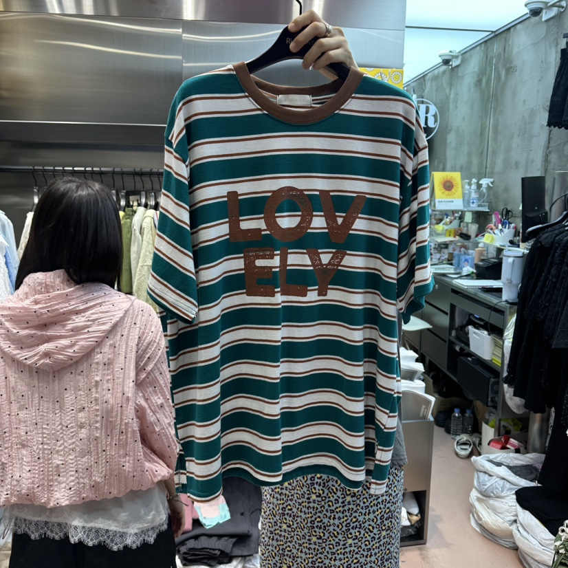 RUNWAY-런웨이東大門實拍韓國女士新款26夏季26春夏時尚T恤RUNWAYT恤圖色3