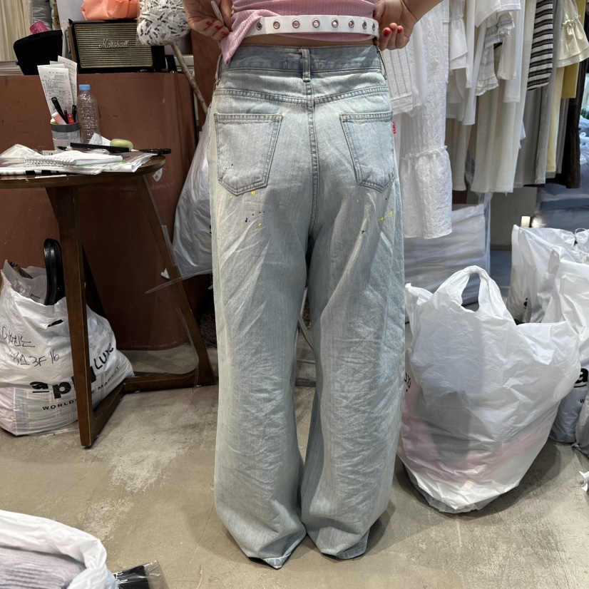 MIENNE韓國直郵女士新品職業推薦人氣26夏季時尚26春夏牛仔褲MIENNE牛仔褲