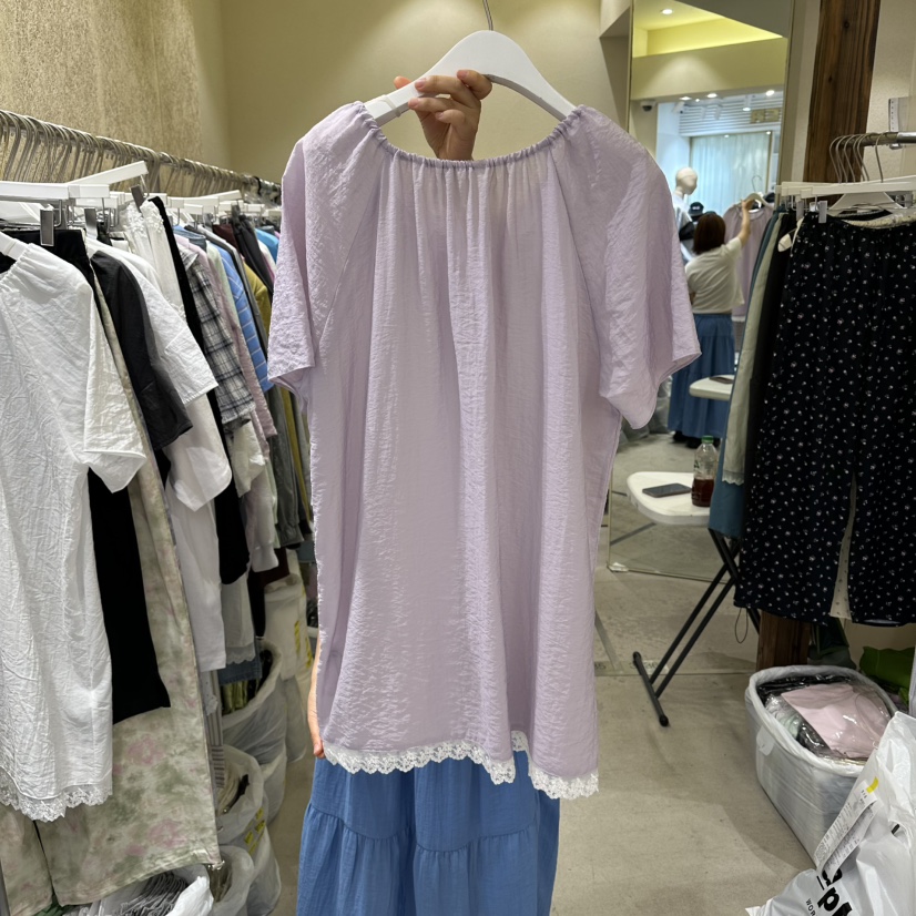 REFLAT韓國直郵實拍女裝新品26春夏人氣時尚26夏季襯衫蕾絲衫REFLAT襯衫/蕾絲衫