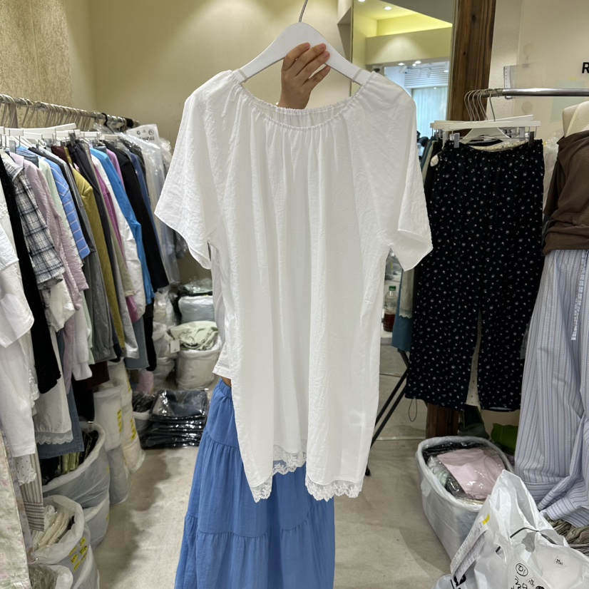 REFLAT韓國直郵實拍女裝新品26春夏人氣時尚26夏季襯衫蕾絲衫REFLAT襯衫/蕾絲衫圖色1