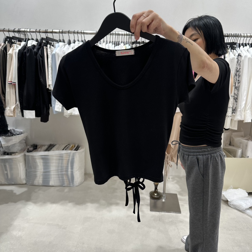 BUBBLE/LOTTIMO韓國代購女士新款時尚26春夏推薦26夏季T恤BUBBLE/LOTTIMOT恤圖色3