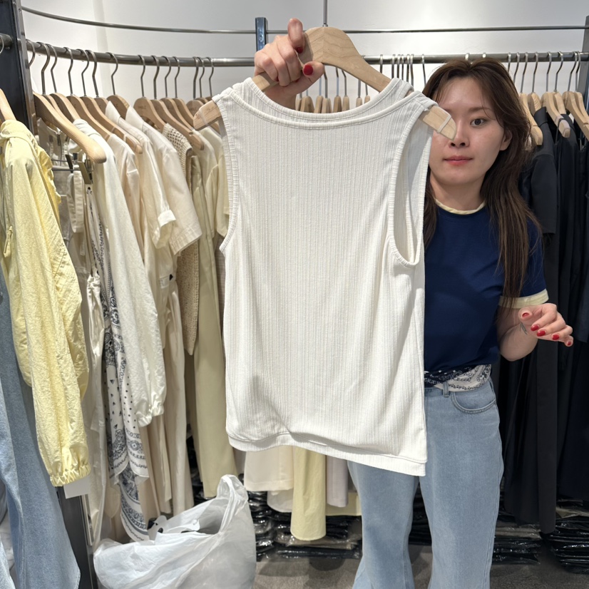 HABLE韓國東大門直郵女士新品26春夏人氣時尚職業吊帶背心HABLE吊帶/背心