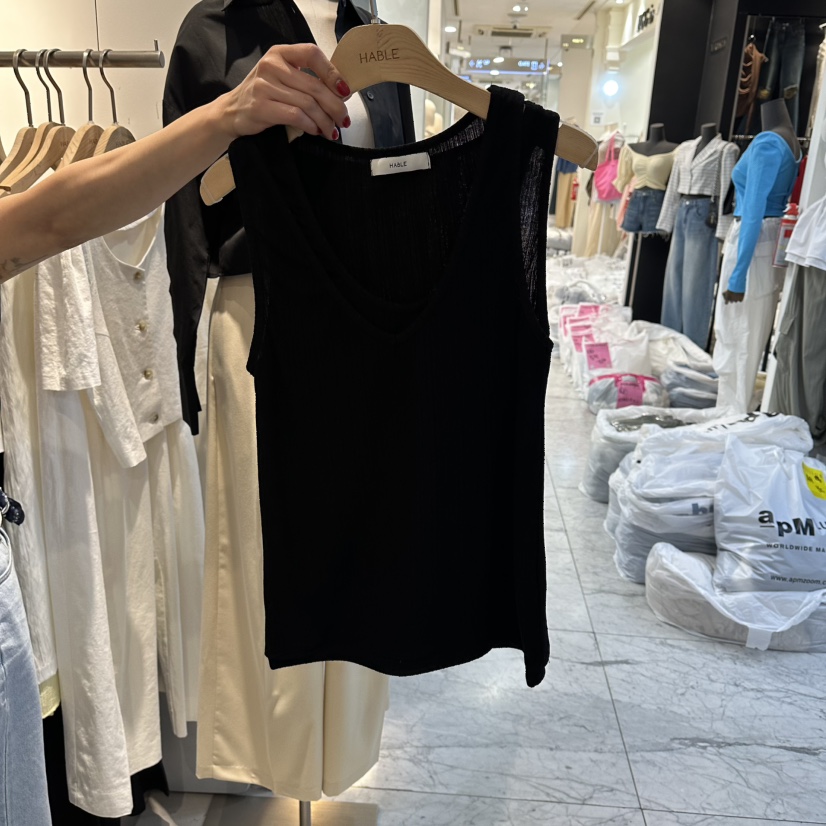 HABLE韓國東大門直郵女士新品26春夏人氣時尚職業吊帶背心HABLE吊帶/背心圖色2