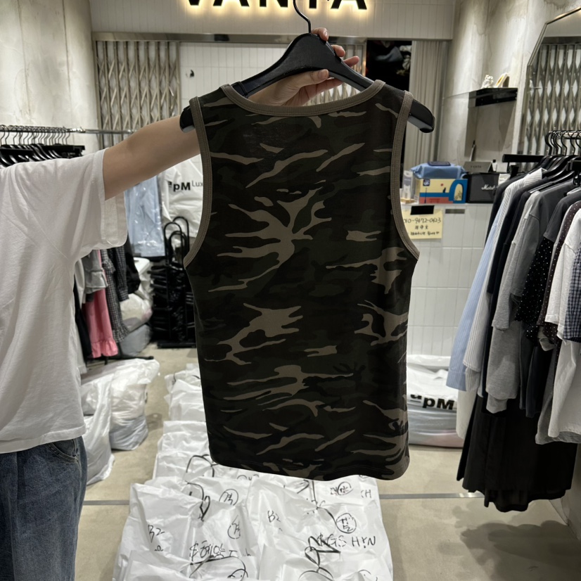 VANTA韓國代購女士新品26夏季休閑人氣26春夏吊帶背心復古VANTA吊帶/背心
