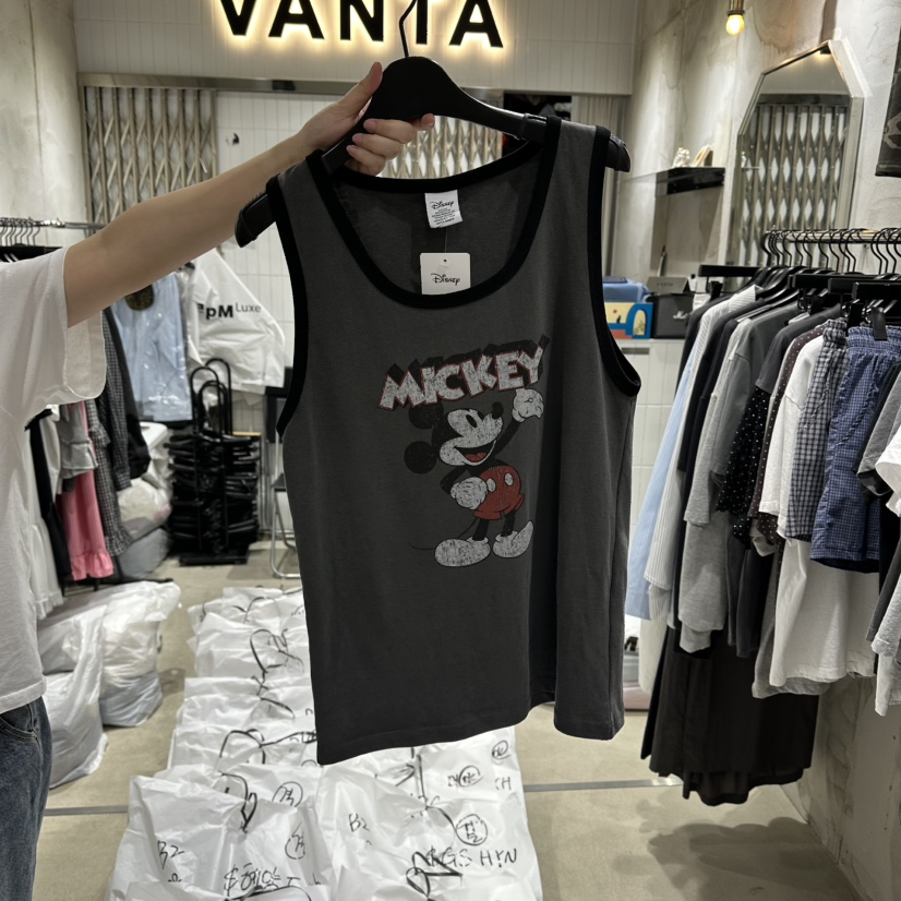 VANTA韓國代購女士新品26夏季休閑人氣26春夏吊帶背心復古VANTA吊帶/背心圖色1