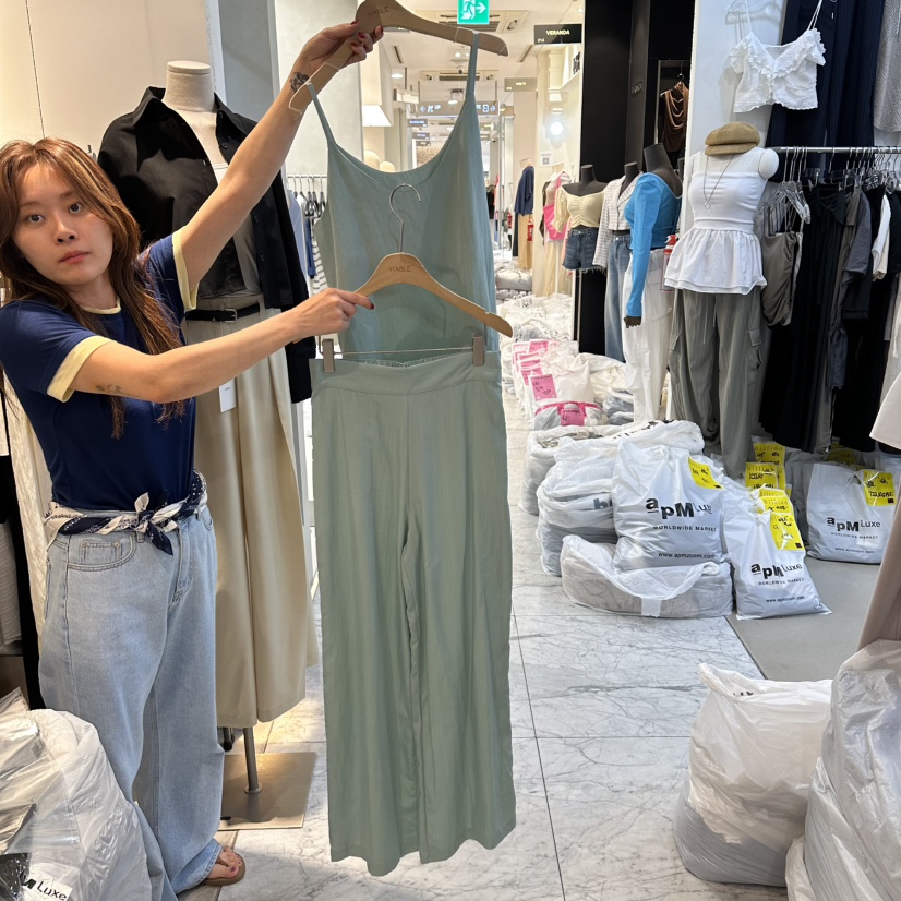 HABLE韓國直郵女士新款26夏季人氣推薦熱賣休閑時尚休閑褲HABLE休閑褲