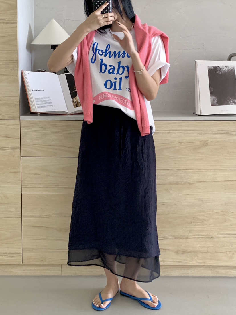 DAVICHI/D.SECOND東大門實拍韓國女士新品休閑職業長裙DAVICHI/D.SECOND長裙