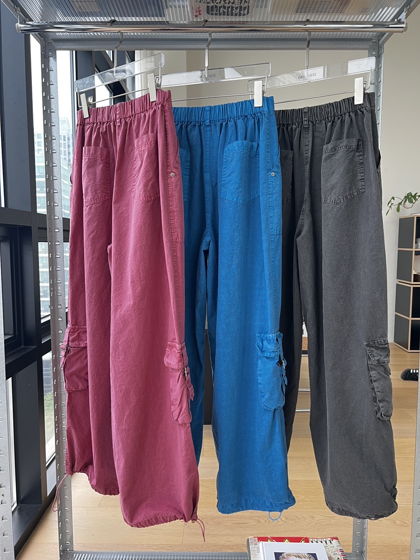 ZEROZERO韓國直郵女裝新品26春夏職業人氣休閑褲工裝褲水洗ZEROZERO休閑褲