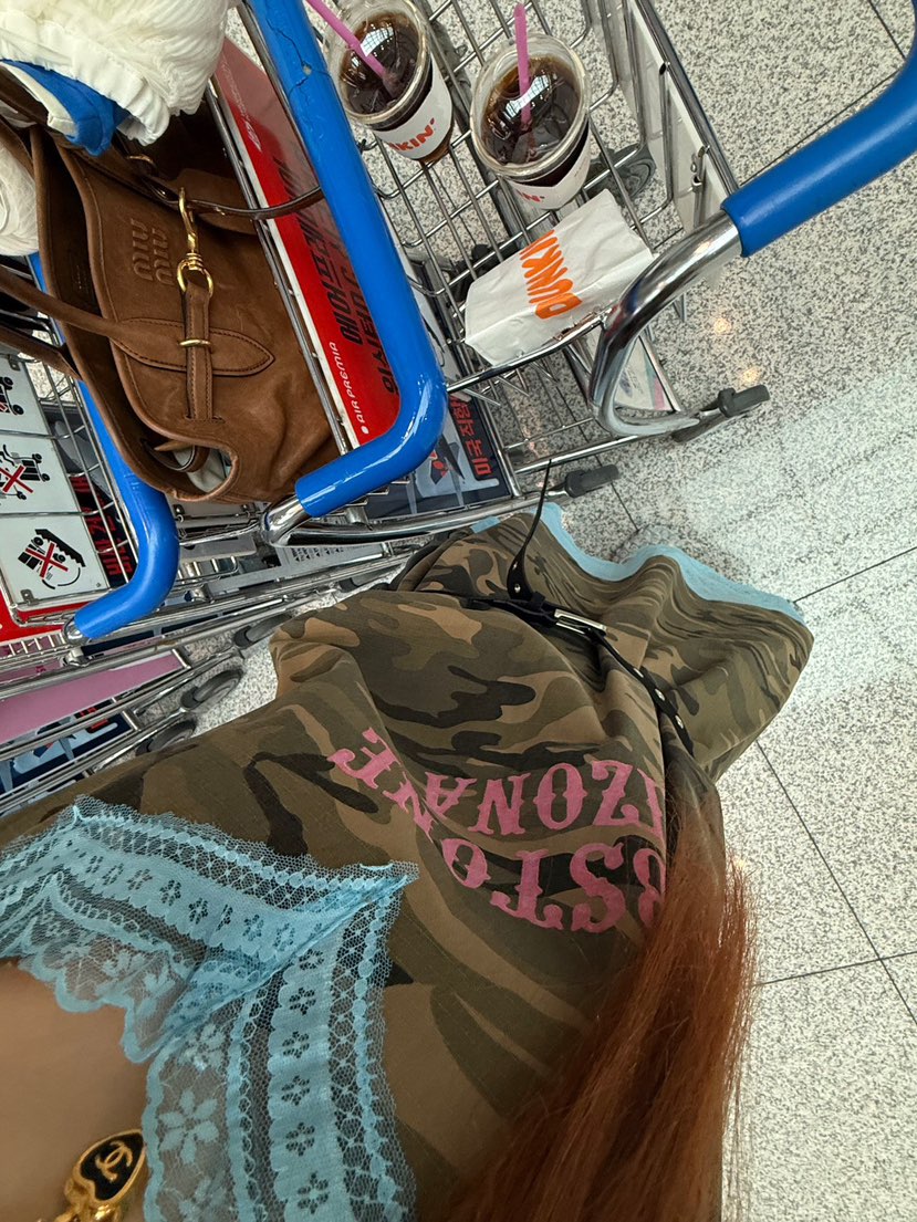 ZEROZERO韓國東大門直郵女士新款時尚連衣裙不含腰帶迷彩ZEROZERO連衣裙