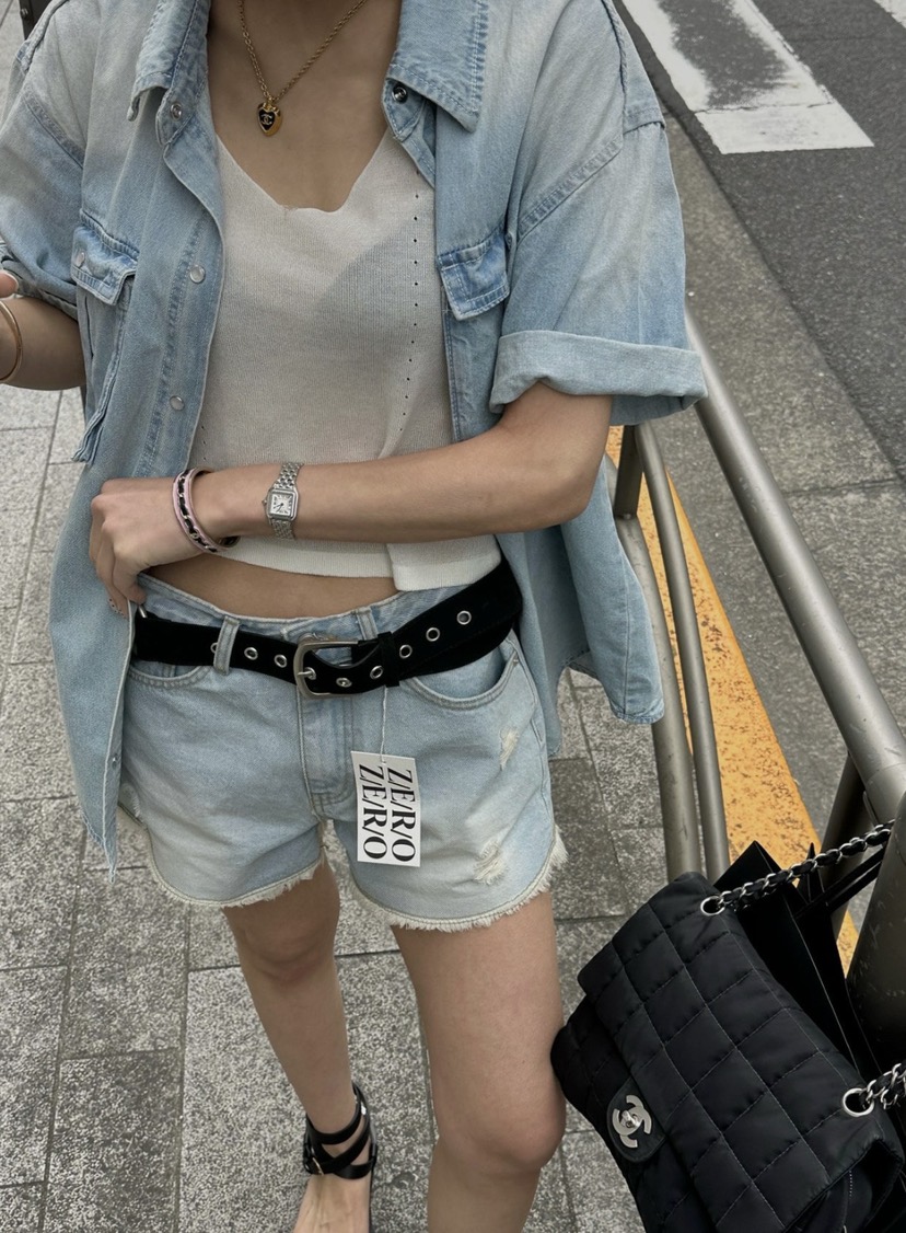 ZEROZERO韓國直郵女士新品推薦時尚休閑熱賣26夏季短褲流蘇ZEROZERO短褲