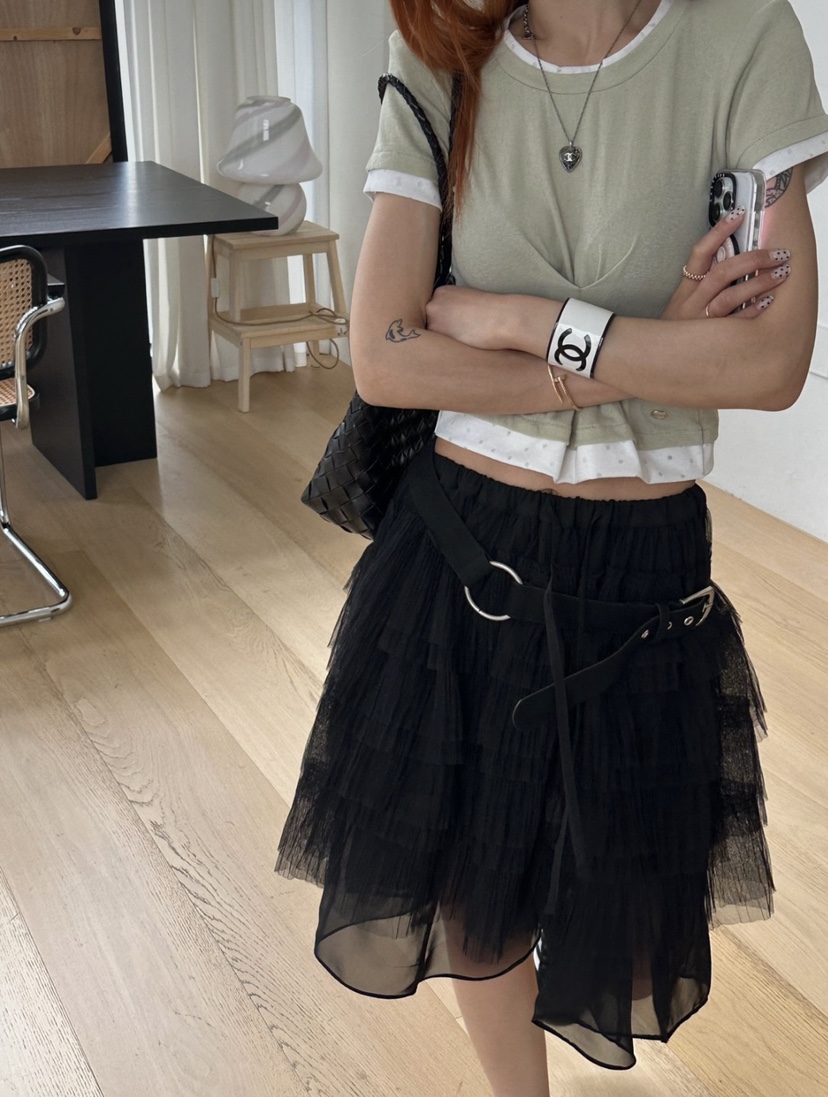 ZEROZERO韓國直郵女士新款推薦時尚半身裙中短裙不含腰帶ZEROZERO半身裙/中短裙