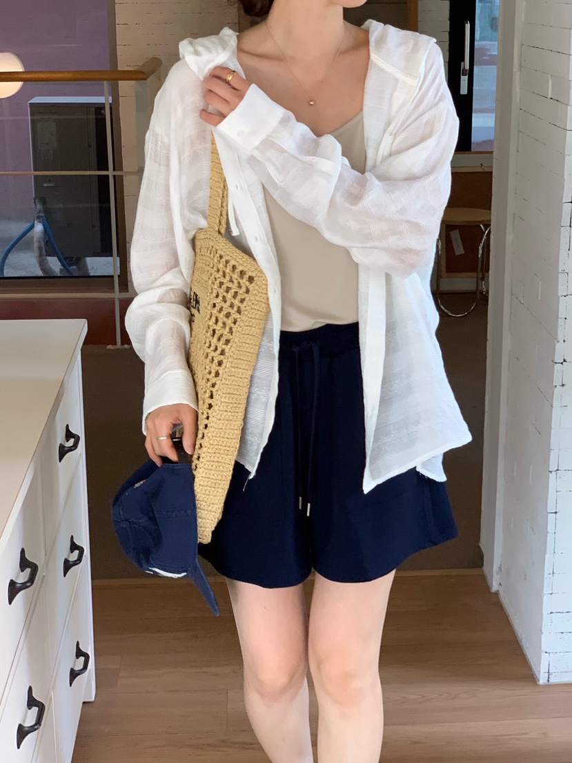 COBALT BLUE韓國直郵女士新品熱賣26夏季職業襯衫蕾絲衫COBALT BLUE襯衫/蕾絲衫