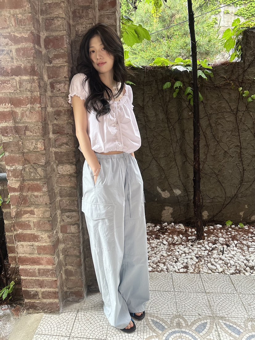 ERUME韓國直郵實拍女裝新品熱賣時尚休閑26夏季推薦休閑褲ERUME休閑褲