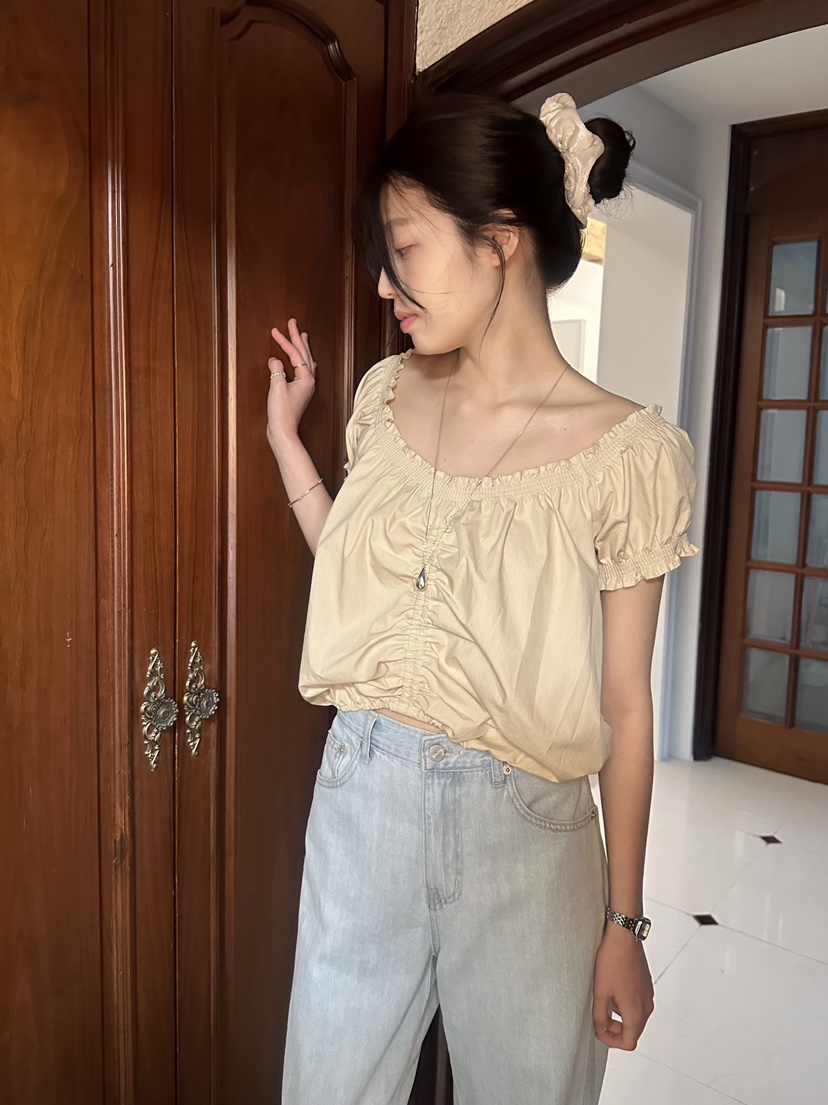 ERUME韓國東大門代購女裝新品人氣休閑時尚熱賣襯衫蕾絲衫ERUME襯衫/蕾絲衫