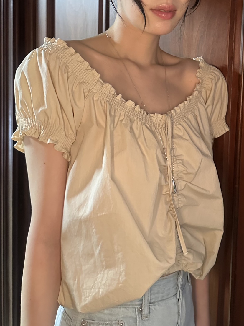 ERUME韓國東大門代購女裝新品人氣休閑時尚熱賣襯衫蕾絲衫ERUME襯衫/蕾絲衫