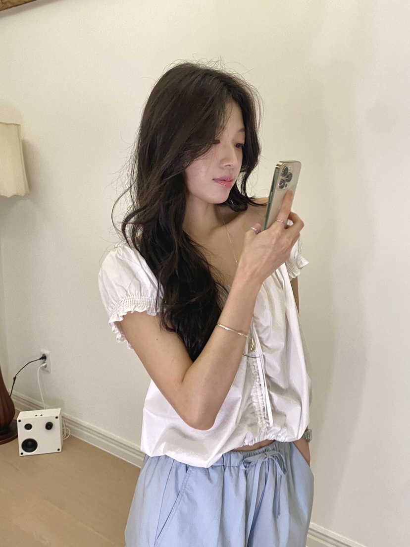 ERUME韓國東大門代購女裝新品人氣休閑時尚熱賣襯衫蕾絲衫ERUME襯衫/蕾絲衫