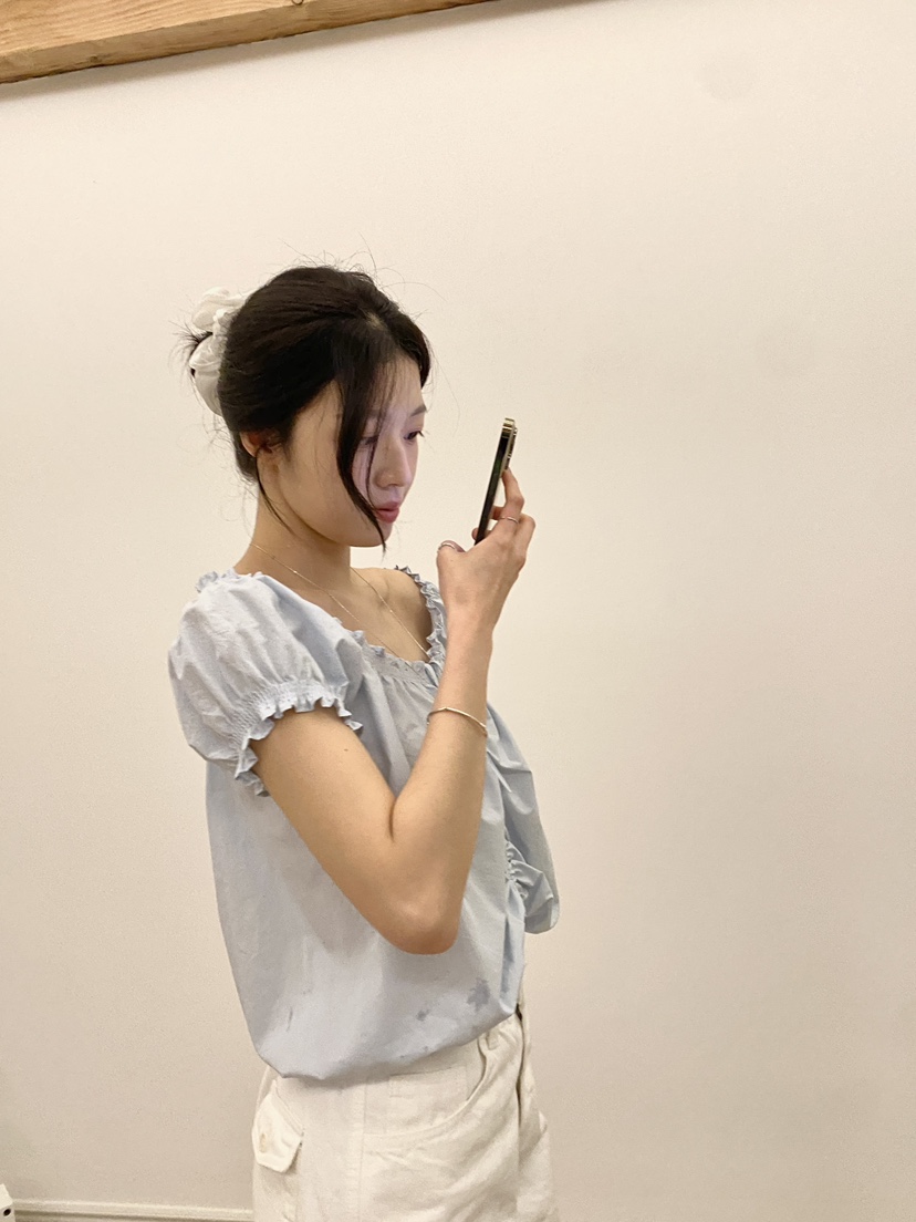 ERUME韓國東大門代購女裝新品人氣休閑時尚熱賣襯衫蕾絲衫ERUME襯衫/蕾絲衫