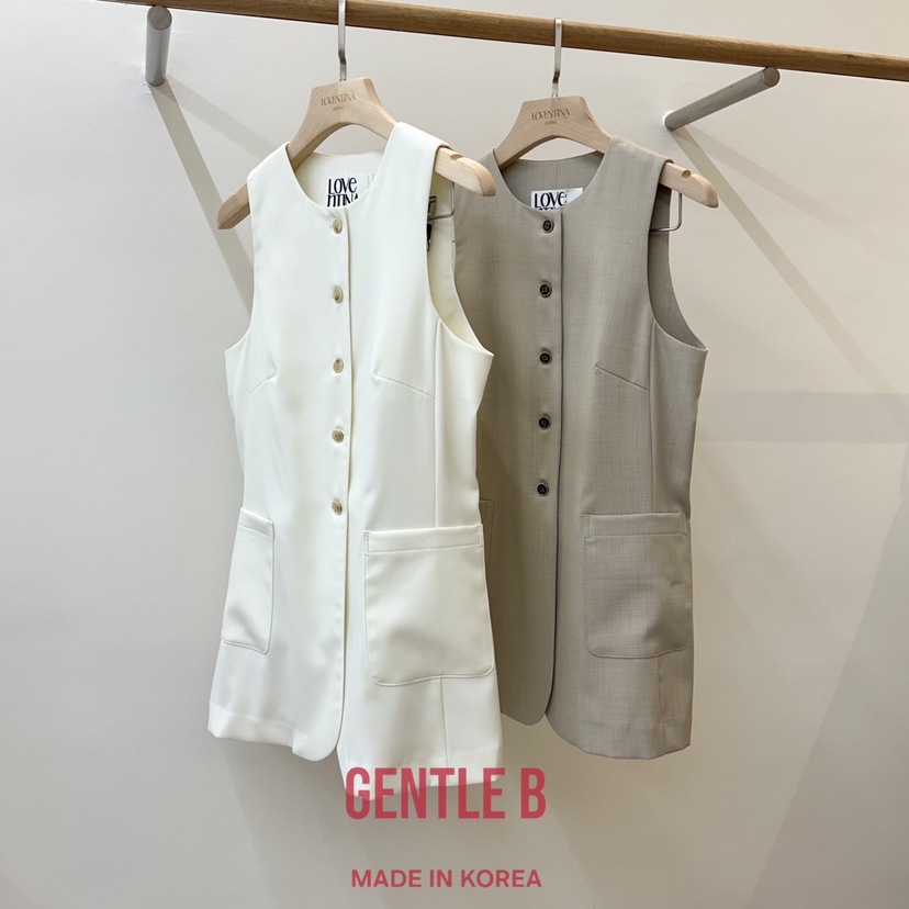 GENTLE B/LOVENTINA韓國直郵女士新款26夏季時尚推薦馬甲GENTLE B/LOVENTINA馬甲