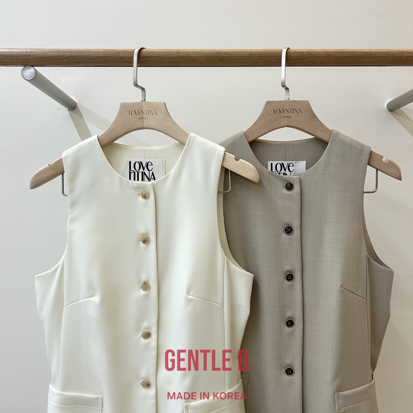 GENTLE B/LOVENTINA韓國直郵女士新款26夏季時尚推薦馬甲GENTLE B/LOVENTINA馬甲