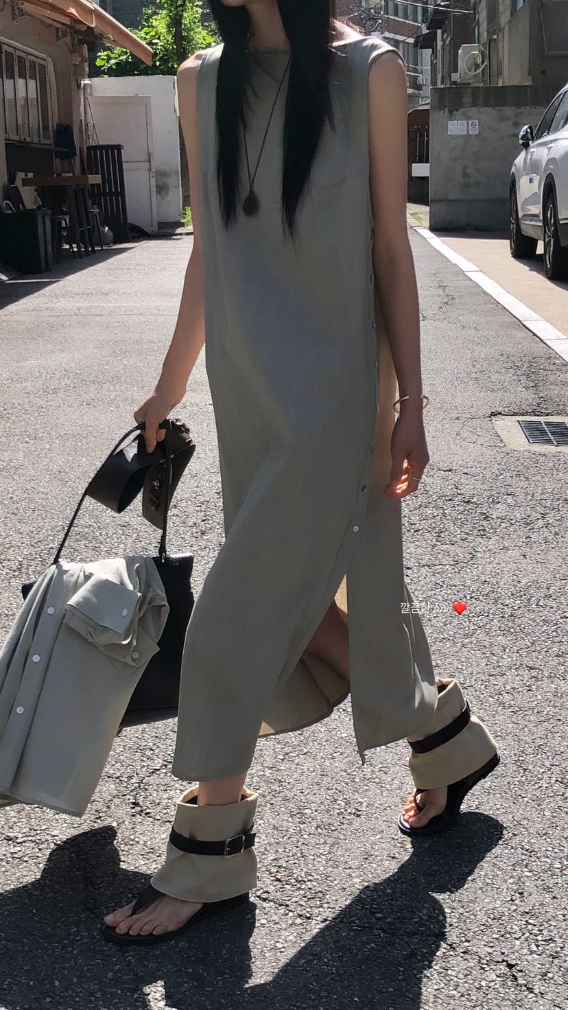 OVER RICH東大門實拍韓國女裝新品26夏季職業熱賣連衣裙OVER RICH連衣裙