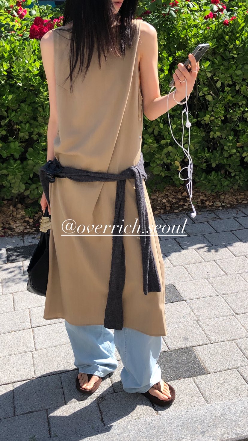 OVER RICH東大門實拍韓國女裝新品26夏季職業熱賣連衣裙OVER RICH連衣裙