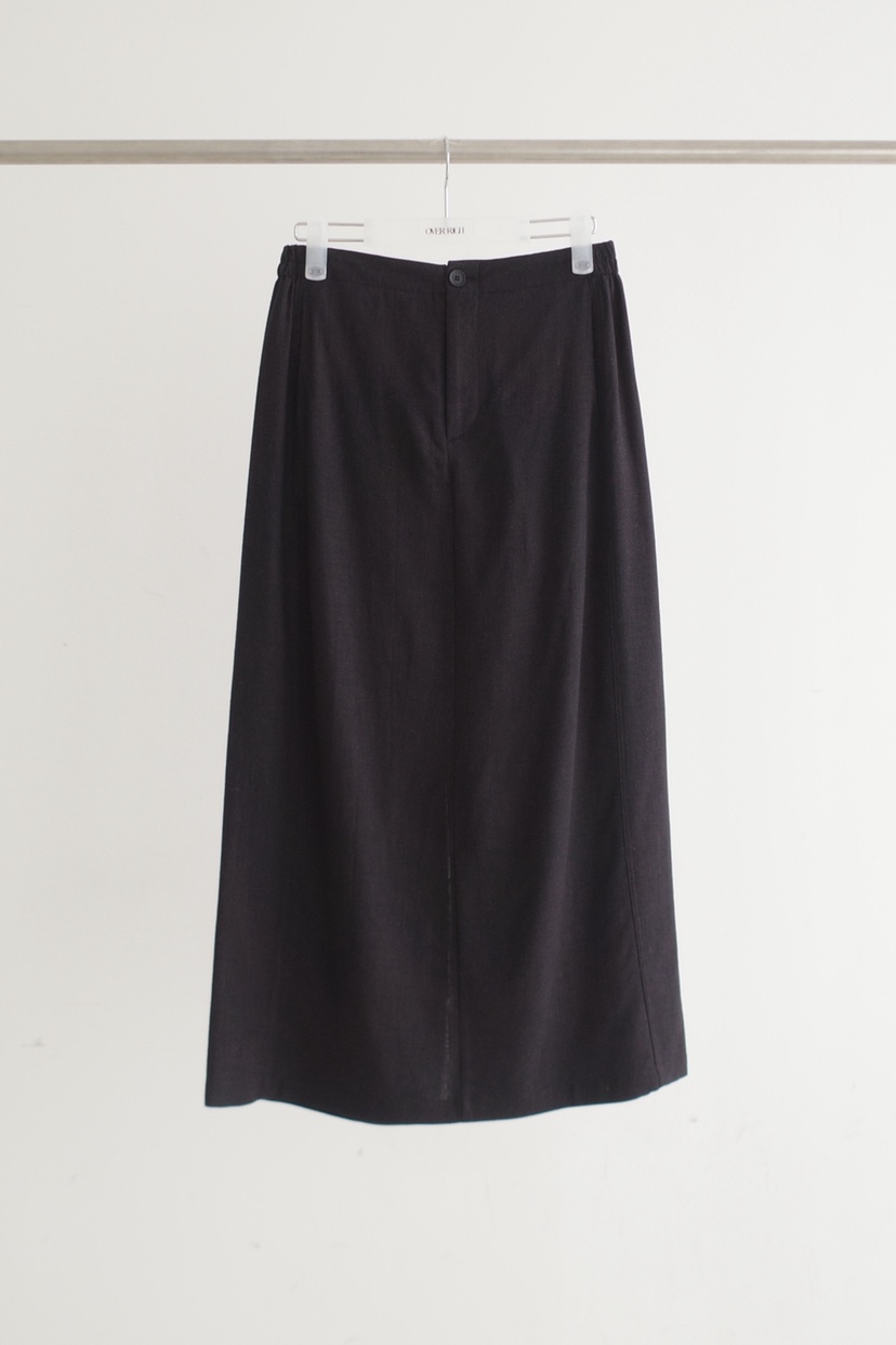 OVER RICH韓國東大門直郵女裝新品26春夏職業長裙亞麻布OVER RICH長裙圖色5