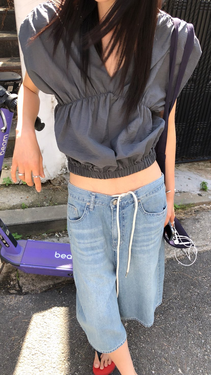 OVER RICH韓國直郵女裝新品26春夏休閑職業推薦26夏季短褲OVER RICH短褲