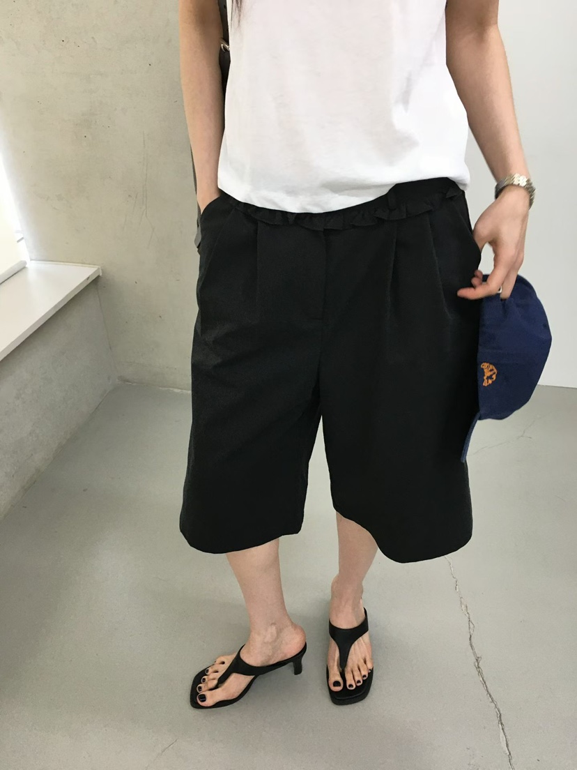MINIMUZE韓國東大門代購女士新品人氣時尚26春夏短褲褶皺MINIMUZE短褲