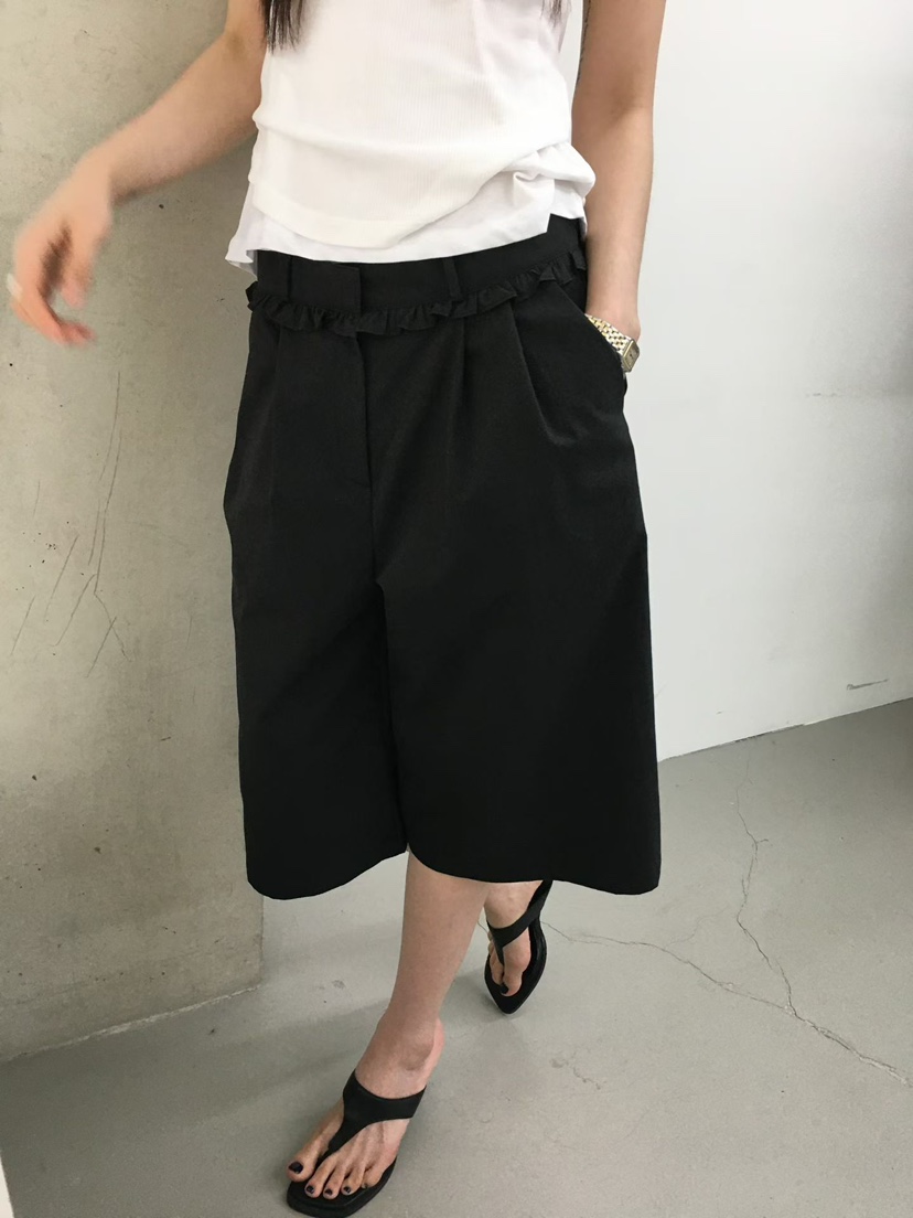 MINIMUZE韓國東大門代購女士新品人氣時尚26春夏短褲褶皺MINIMUZE短褲