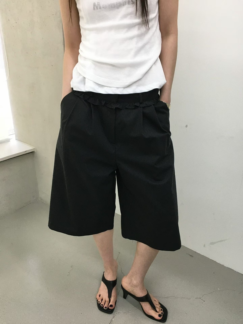 MINIMUZE韓國東大門代購女士新品人氣時尚26春夏短褲褶皺MINIMUZE短褲