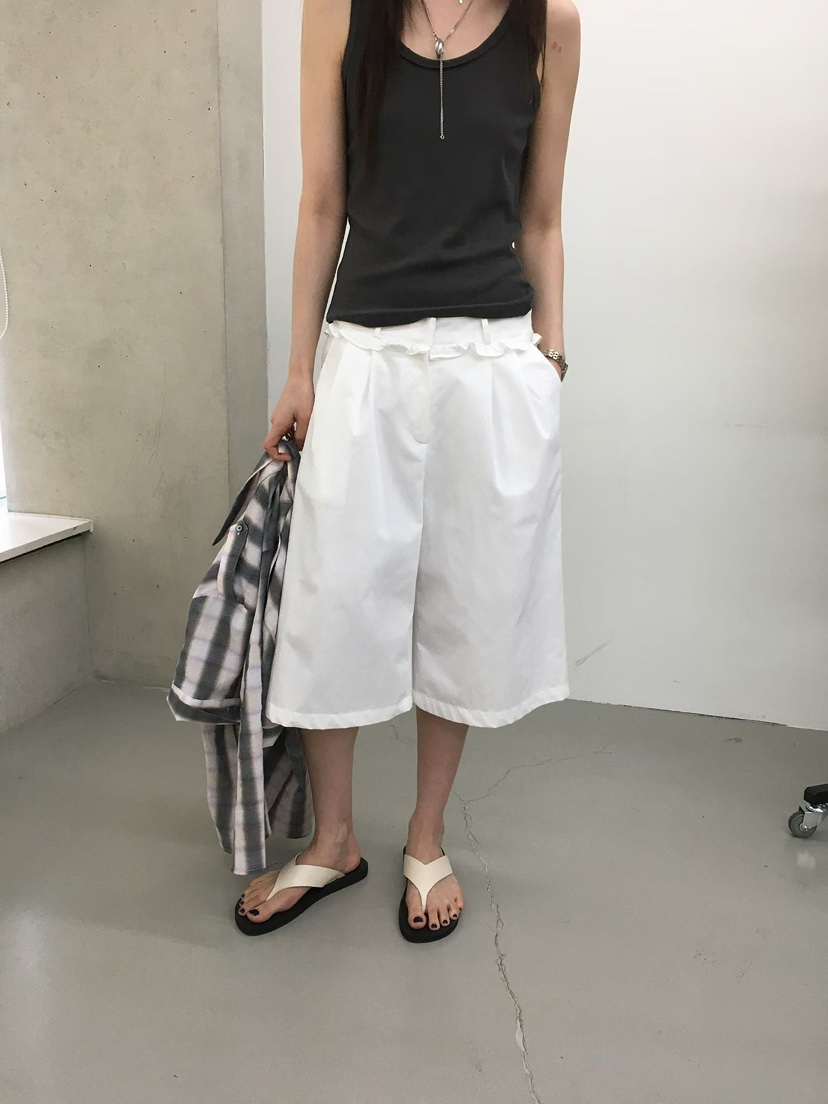 MINIMUZE韓國東大門代購女士新品人氣時尚26春夏短褲褶皺MINIMUZE短褲