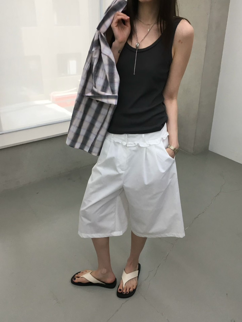 MINIMUZE韓國東大門代購女士新品人氣時尚26春夏短褲褶皺MINIMUZE短褲