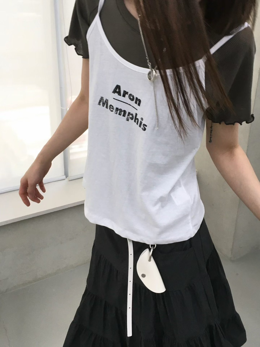 MINIMUZE韓國直郵女裝新品推薦人氣26夏季職業26春夏吊帶背心MINIMUZE吊帶/背心
