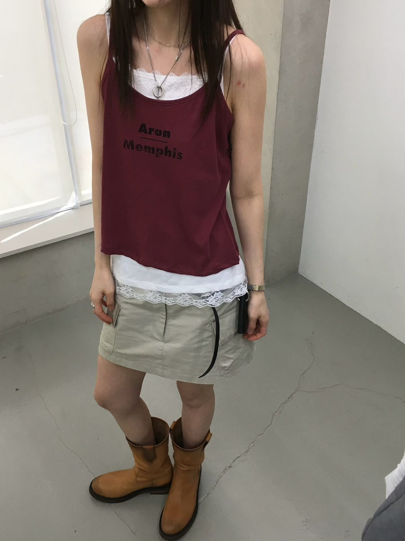 MINIMUZE韓國直郵女裝新品推薦人氣26夏季職業26春夏吊帶背心MINIMUZE吊帶/背心
