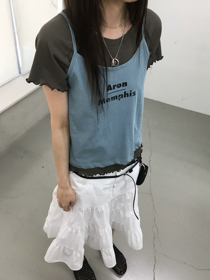 MINIMUZE韓國直郵女裝新品推薦人氣26夏季職業26春夏吊帶背心MINIMUZE吊帶/背心