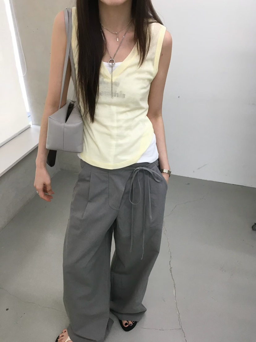 MINIMUZE韓國直郵女裝新品26夏季職業熱賣推薦26春夏吊帶背心MINIMUZE吊帶/背心