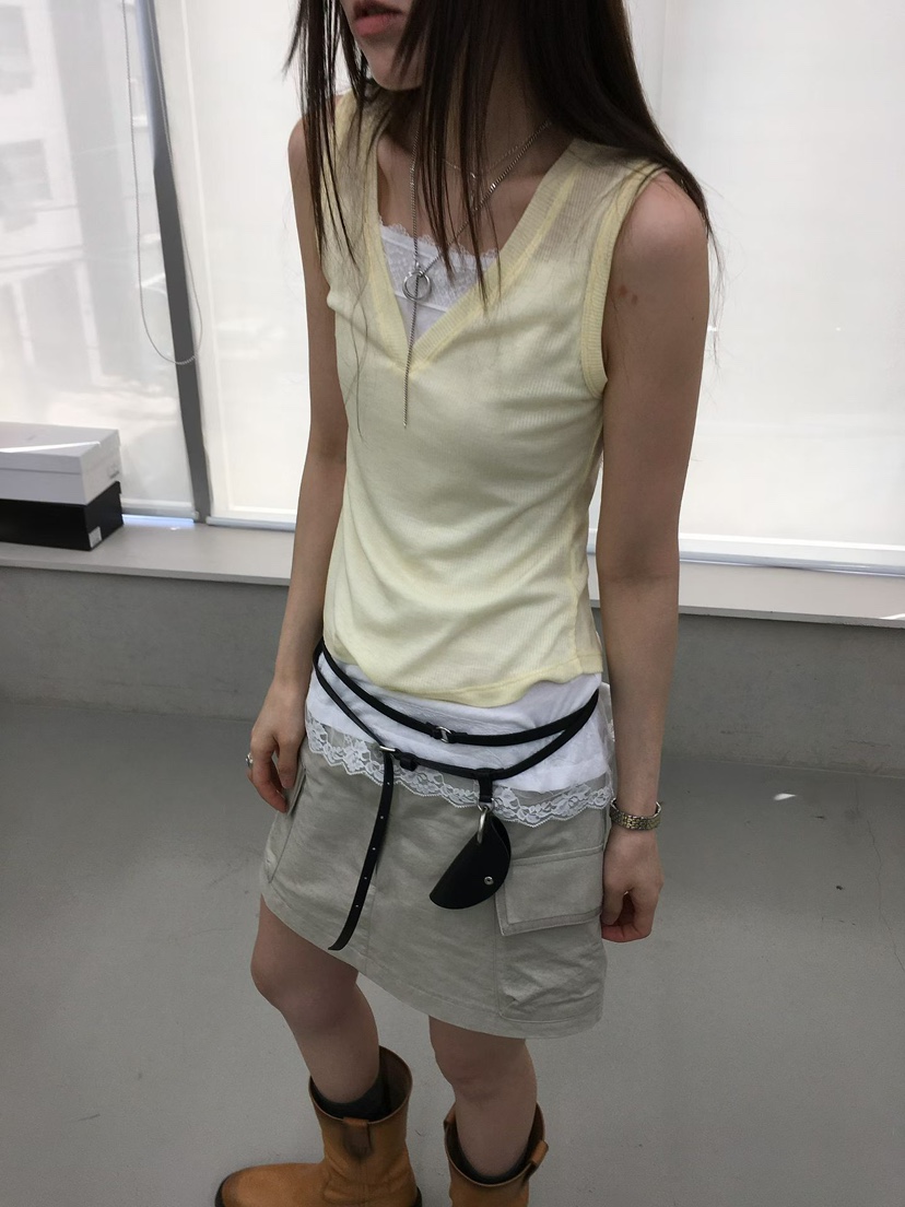 MINIMUZE韓國直郵女裝新品26夏季職業熱賣推薦26春夏吊帶背心MINIMUZE吊帶/背心