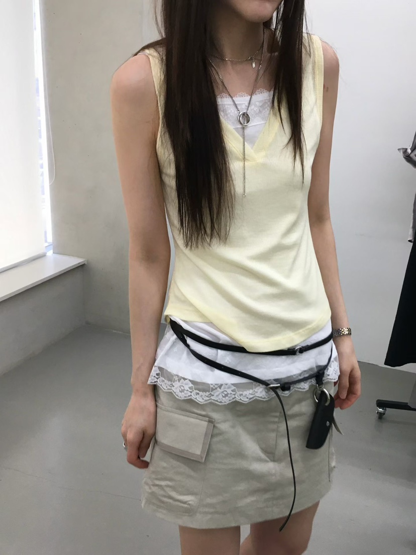 MINIMUZE韓國直郵女裝新品26夏季職業熱賣推薦26春夏吊帶背心MINIMUZE吊帶/背心
