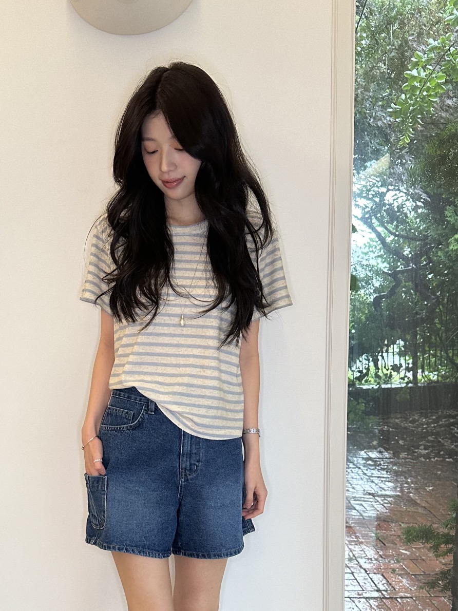 ERUME韓國直郵女裝新款推薦26夏季休閑人氣熱賣時尚職業T恤ERUMET恤