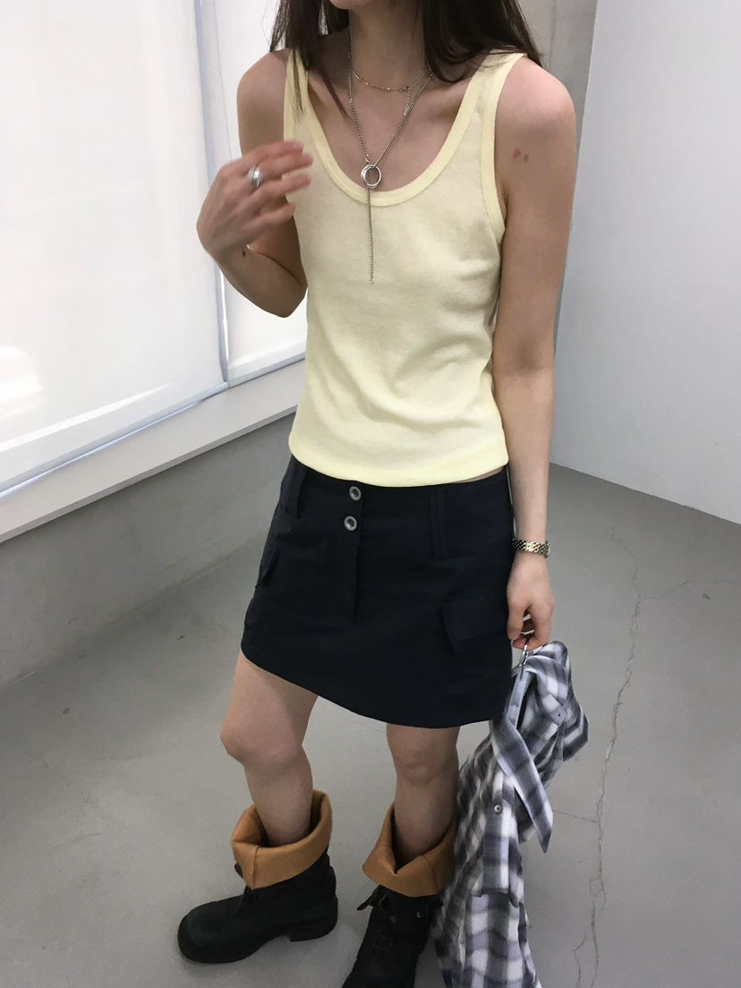 MINIMUZE韓國東大門直郵女裝新款時尚職業26春夏吊帶背心MINIMUZE吊帶/背心