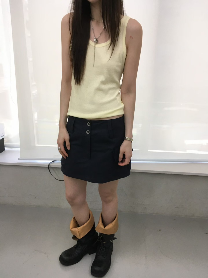 MINIMUZE韓國東大門直郵女裝新款時尚職業26春夏吊帶背心MINIMUZE吊帶/背心