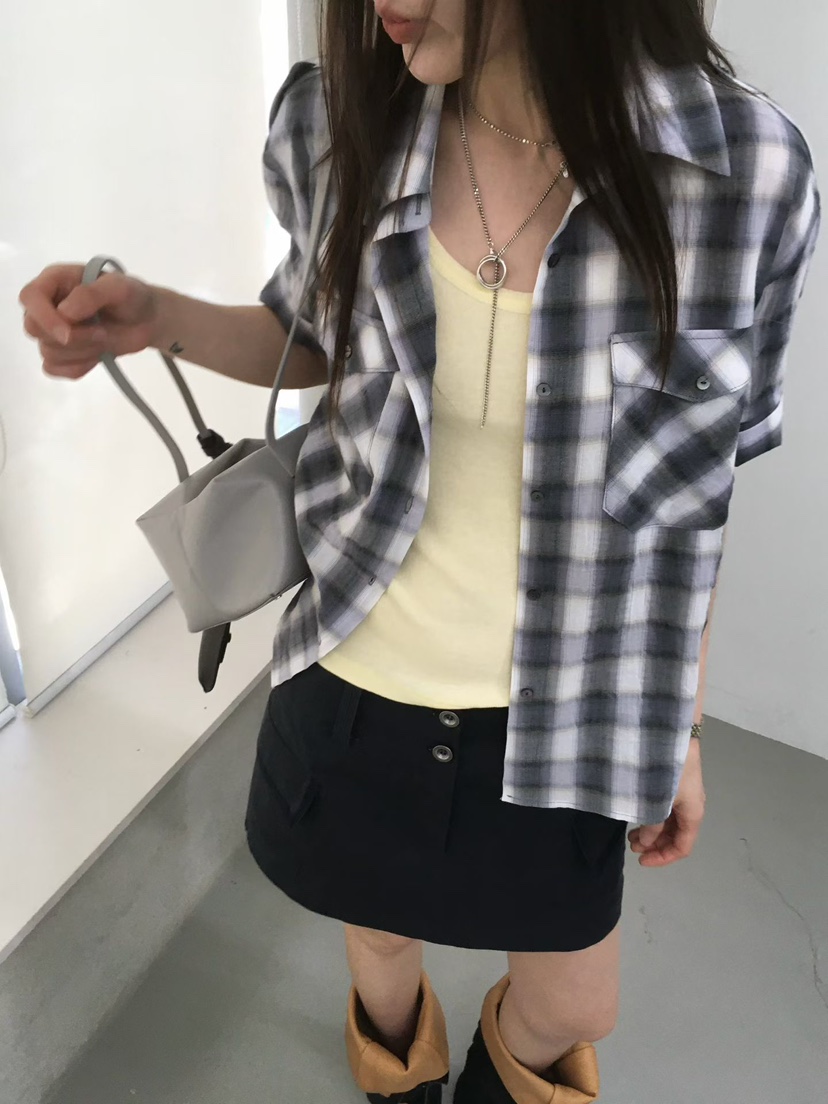 MINIMUZE韓國東大門直郵女裝新款時尚職業26春夏吊帶背心MINIMUZE吊帶/背心