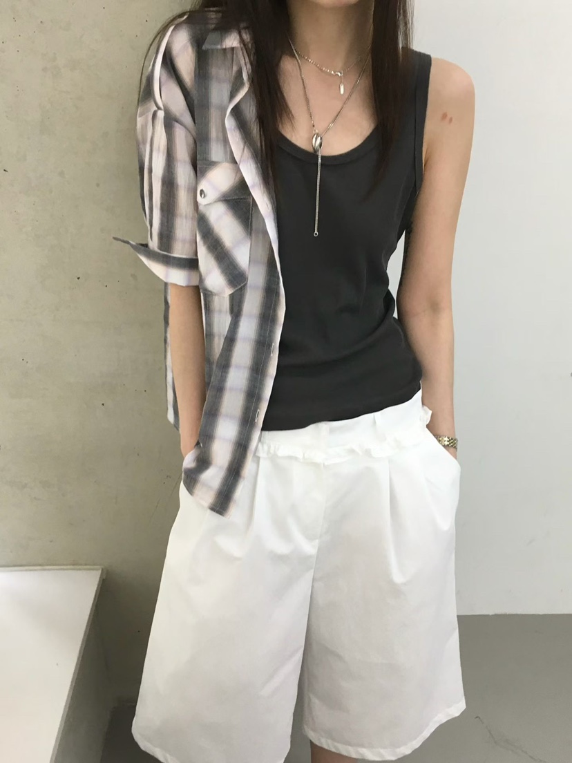 MINIMUZE韓國東大門直郵女裝新款時尚職業26春夏吊帶背心MINIMUZE吊帶/背心