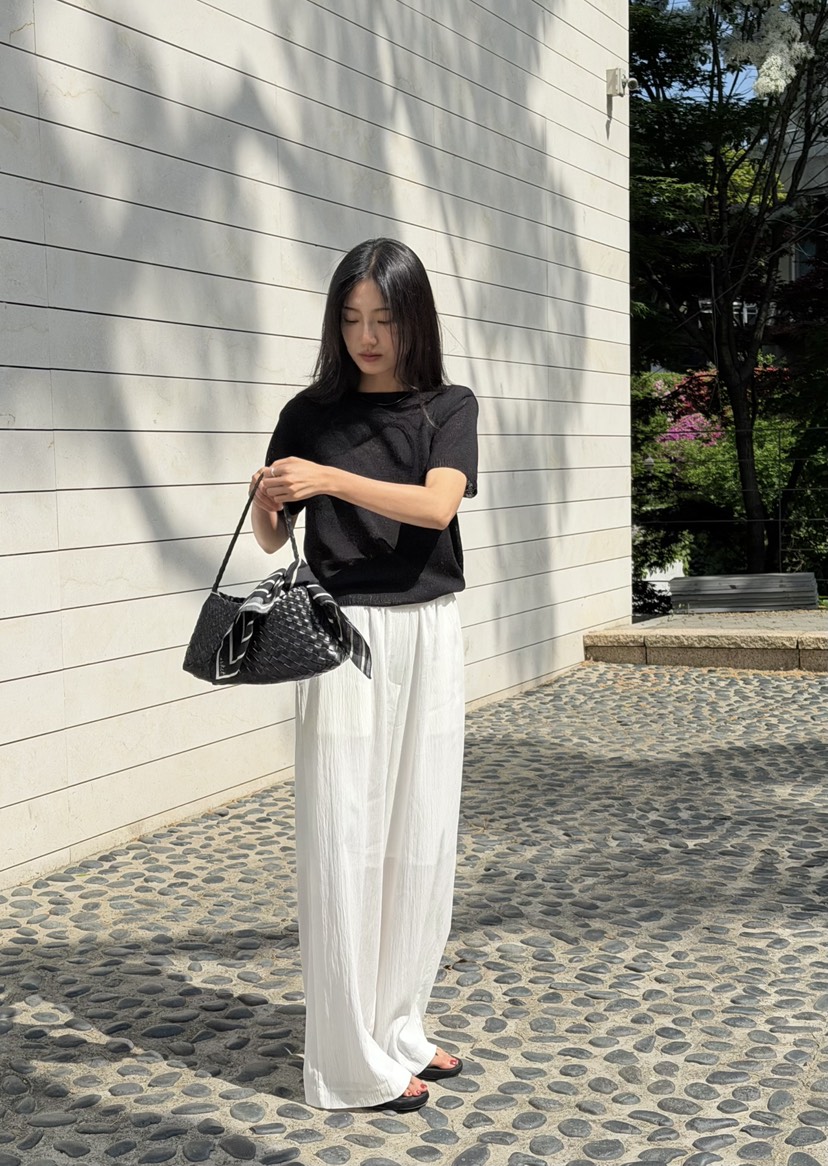 AMY GRACE-A韓國東大門代購女裝新品休閑26春夏針織衫船領AMY GRACE針織衫