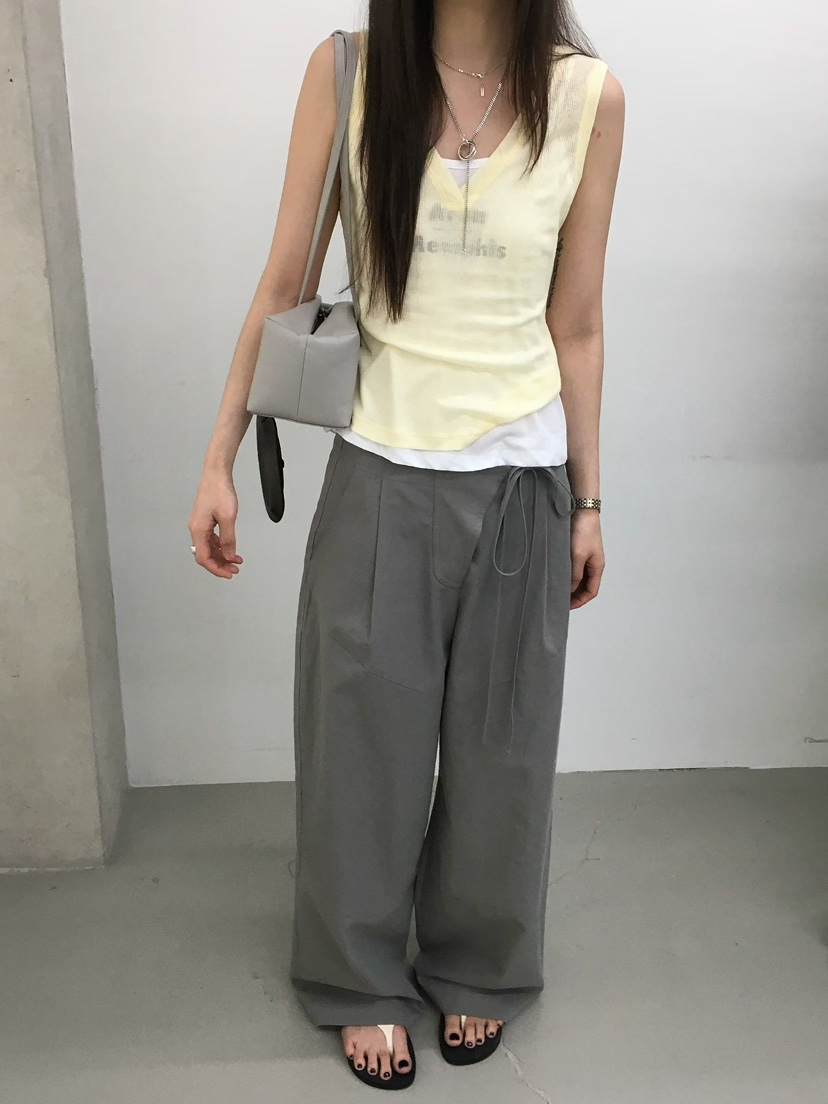 MINIMUZE韓國直郵女士新款熱賣26夏季時尚人氣休閑休閑褲MINIMUZE休閑褲